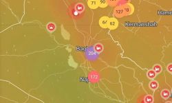 هواء بغداد يتحول إلى اللون البنفسجي بسبب تلوث مرتفع وتراجع في مدى الرؤية